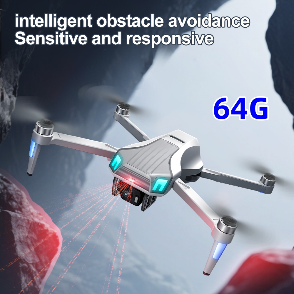 Drone Gimbal 3 Axis - NCZOBOE U55 GPS Drone Ekranlı Kumanda