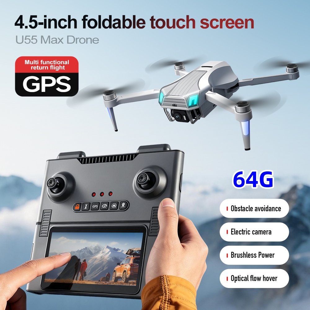 NCZOBOE U55 GPS Drone Ekranlı  - Drone Gimbal 3 Axis incelemesi ve fiyatı