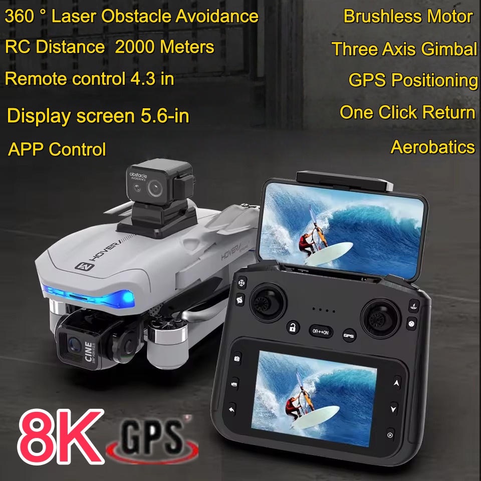 2KM Üç Eksenli Gimbal Drone 8K - Drone Gimbal 3 Axis incelemesi ve fiyatı